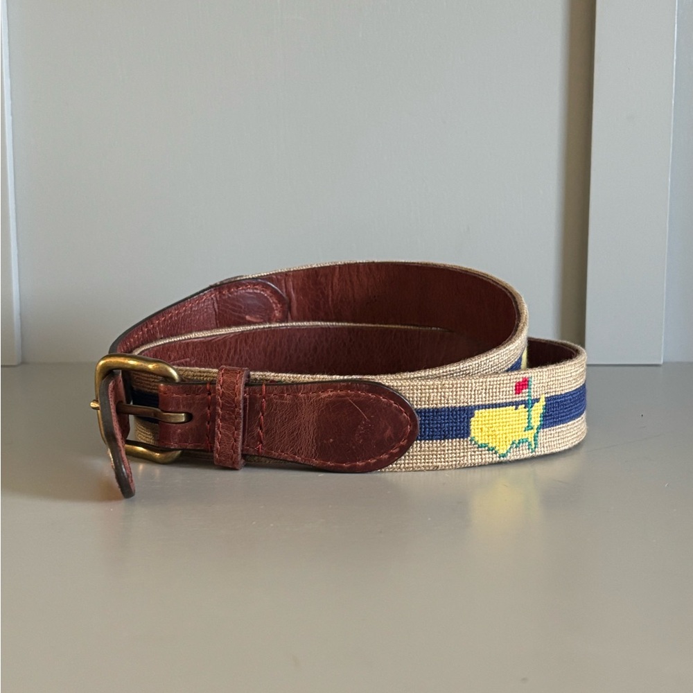 Smathers and Branson needlepoint Masters Belt